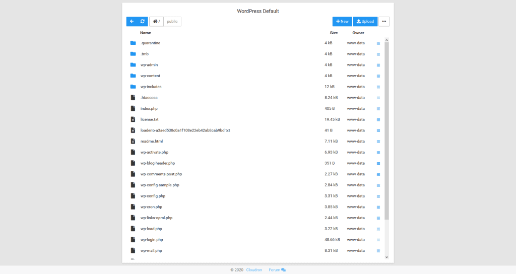 Cloudron (for WordPress) 5