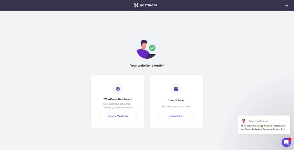 Hostinger Review: Website Wizard