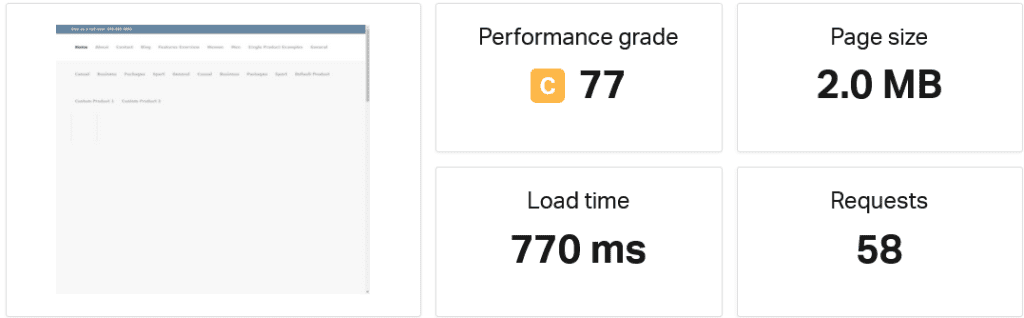 WP Cloud Deploy uncached loading time with pingdom tools